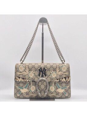 Gucci GG Supreme Dionysus Yankees Chain Shoulder Bag Price Negotiation Welcome